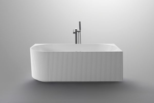 Cape In-Line 1500mm Back To Wall Freestanding Bath (Left-Hand direction)
