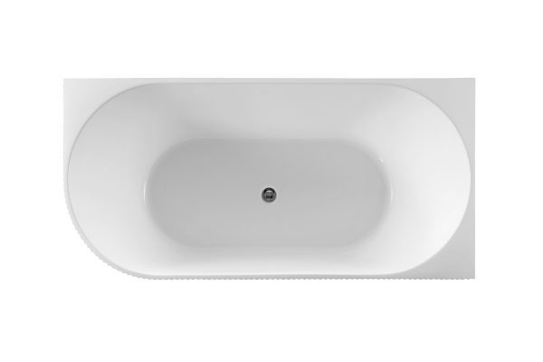 Cape In-Line 1500mm Back To Wall Freestanding Bath (Left-Hand direction) - Image 3