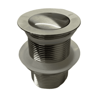 Milford 40mm Basin pop-up waste without overflow in Brushed Gun Metal