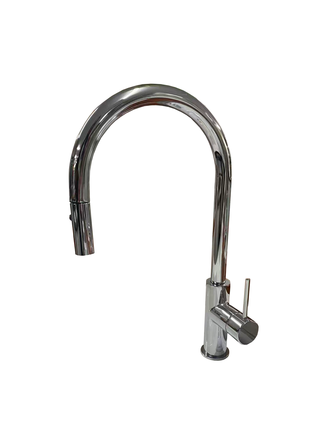 Coromandel Pull-out Round Sink Mixer with 35mm Cartridge in Brushed Nickel