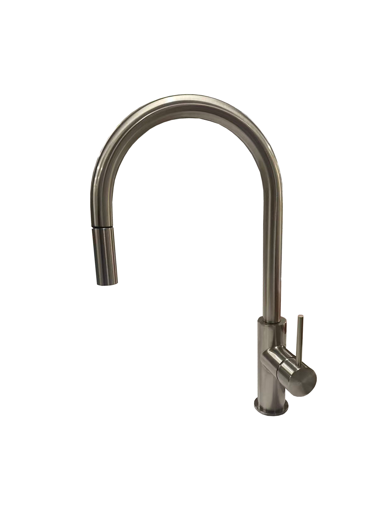 Coromandel Pull-out Round Sink Mixer with 35mm Cartridge in Brushed Nickel