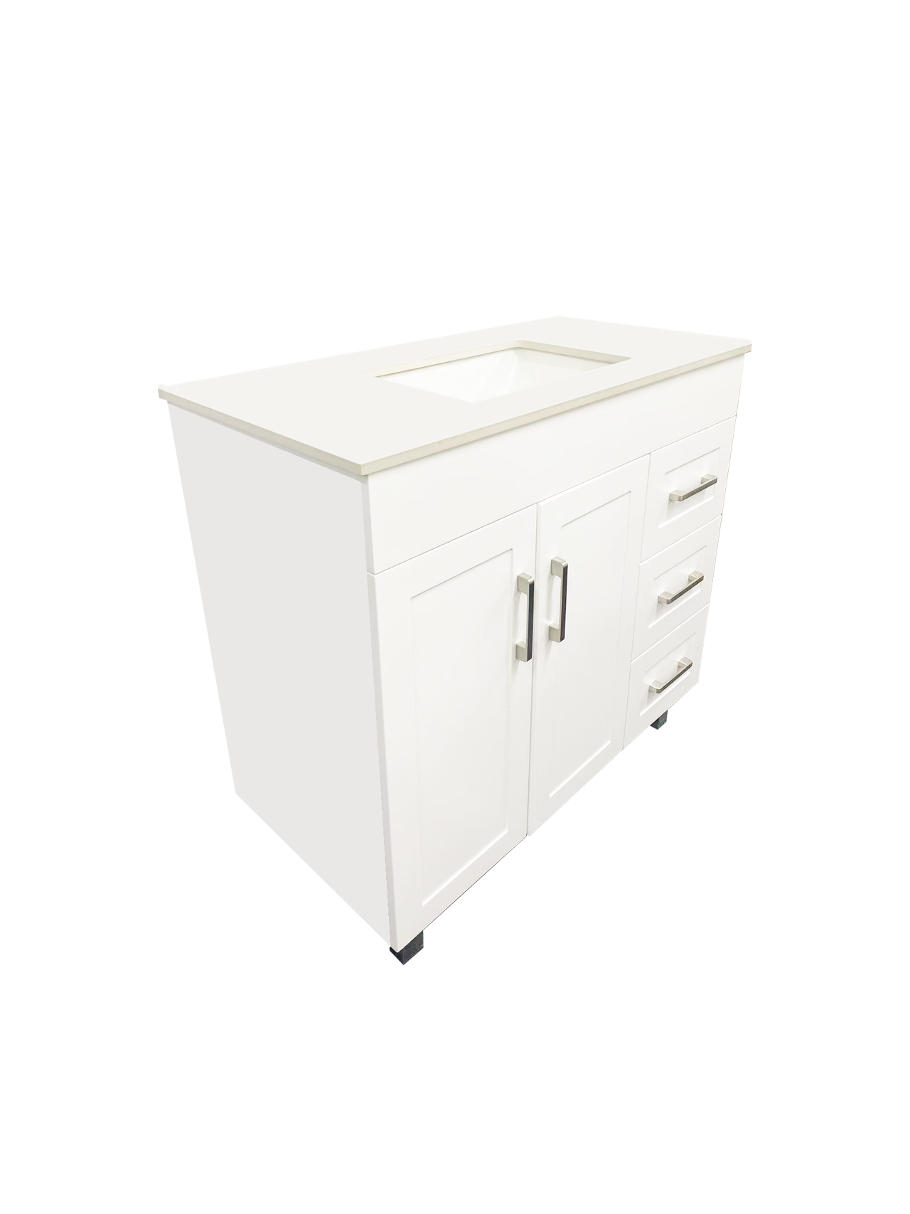 900 Door Floor Standing Vanity Matte White