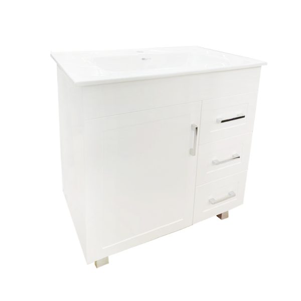 750 Door Floor Standing Vanity Matte White