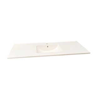 Remarkable Ceramic Vanity Top Square China Basin 1500mm
