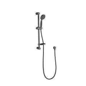 Brushed Gunmetal All Pressure Round Slide Shower Head