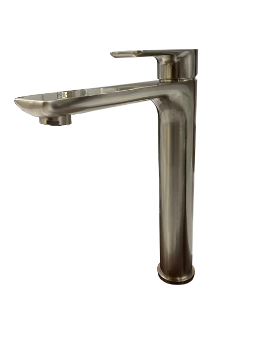Key Tall Basin Mixer Brushed Nickel