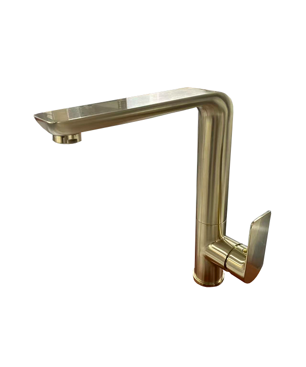 Key Range Sink Mixer Brushed Gold