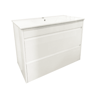 Remarkable 900 Wall Hung Vanity-White