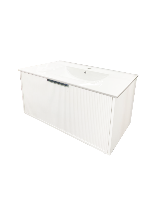 Bella Wooden Range 900mm Vanity-White