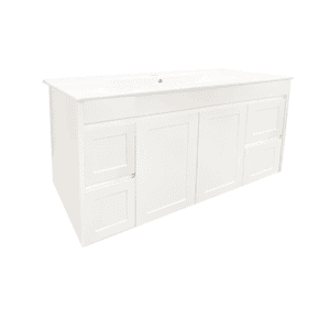 Remarkable 1200 Wall Hung Vanity-White