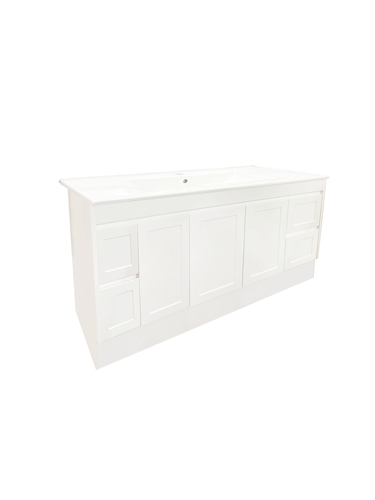 Remarkable 1500 Floor Standing Vanity-White