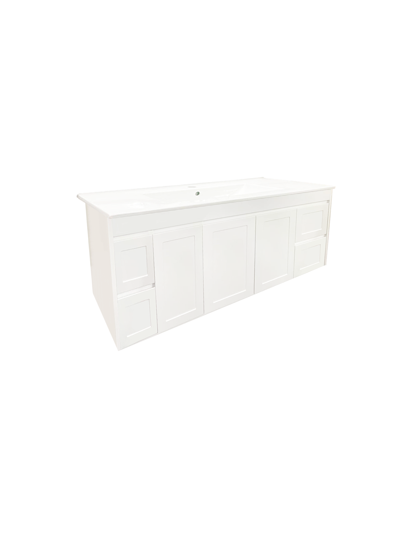 Remarkable 1500 Wall Hung Vanity-White