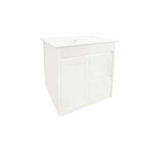 Remarkable 750 Wall Hung Vanity-White