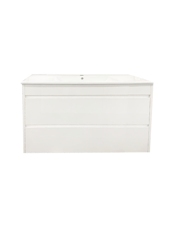 Remarkable 1000 Wall Hung Vanity-White
